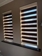 2x Zebra rolgordijnen - Stijlvol en praktisch!, Gebruikt, Bruin, 100 tot 150 cm, 50 tot 100 cm