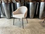 Nieuwe armstoelen Maison in stof Linnen Creme