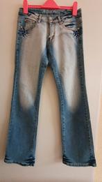 Kelly Bell Flared Jeans met Tribal - Maat: Small / 36, Nieuw, Blauw, W28 - W29 (confectie 36), Ophalen of Verzenden