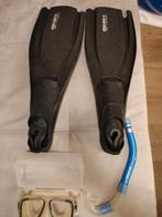Duikset: Vliezen, Bril & Snorkel, Ophalen, Gebruikt, Duikbril of Snorkel