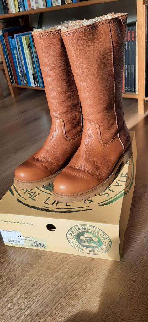 Panama Jack bambina laarzen maat 42 kleur cognac, Kleding | Dames, Schoenen, Zo goed als nieuw, Hoge laarzen, Bruin, Ophalen of Verzenden
