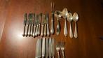 Sola verzilverd bestek, puntfilet, brocante, Antiek en Kunst, Antiek | Bestek, Ophalen of Verzenden