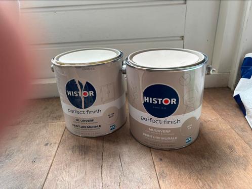 Muurverf histor in the buff 1x en latte ice 1x (prijs per st, Doe-het-zelf en Verbouw, Verf, Beits en Lak, Zo goed als nieuw, Lak