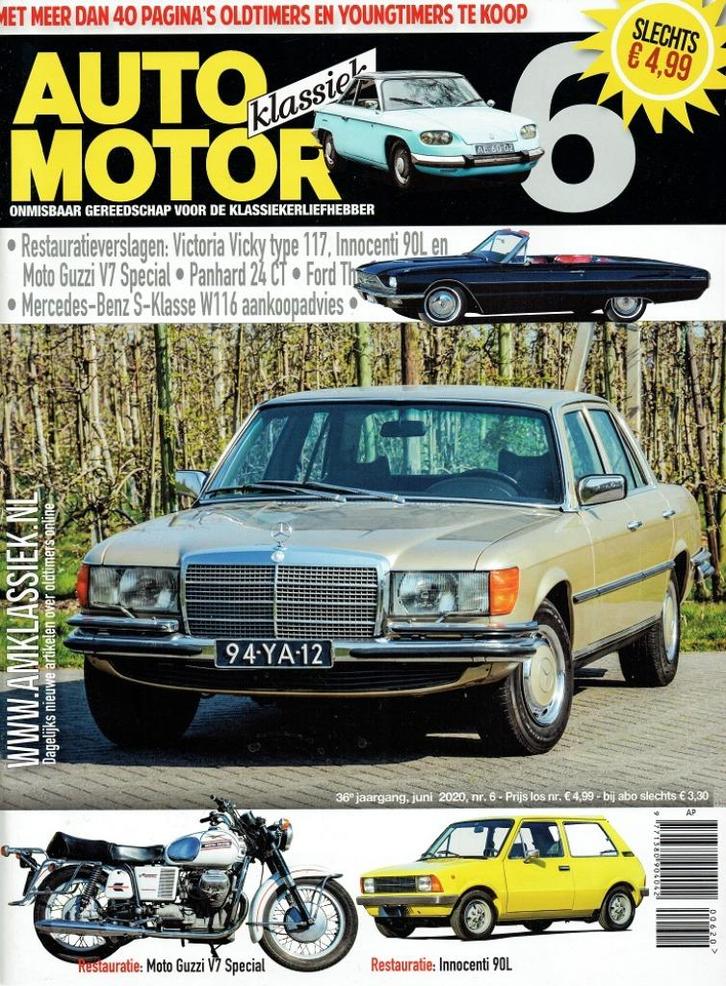 Auto Motor Klassiek 2020 nr. 6 (o.a. Panhard 24 CT), Boeken, Auto's | Folders en Tijdschriften, Gelezen, Algemeen, Verzenden