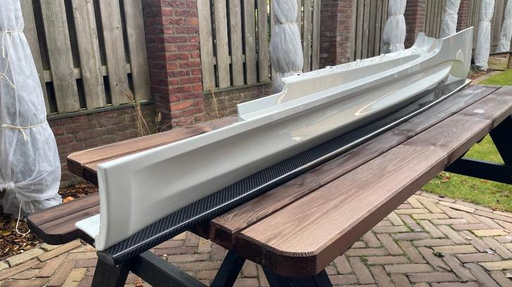 BMW E92 M3 Side Skirts & Carbon Side Splitters, Auto-onderdelen, Carrosserie en Plaatwerk, Bumper, BMW, Links, Rechts, Gebruikt