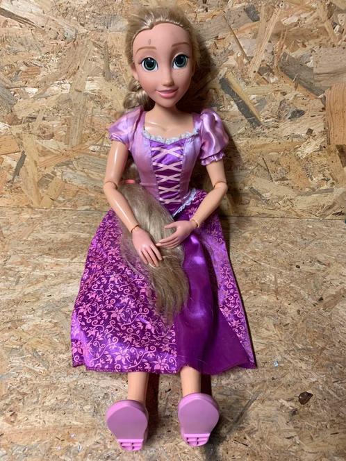 Princess Rapunzel Pop van 80 cm. Disney, Kinderen en Baby's, Speelgoed | Poppen, Zo goed als nieuw, Barbie, Ophalen of Verzenden