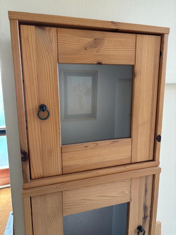 IKEA Wandkastjes met Glazen Deurtjes (4 stuks), Huis en Inrichting, Kasten | Vitrinekasten, Gebruikt, Minder dan 100 cm, Minder dan 50 cm