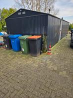 Berging  garage met roldeuren en zijschuifdeur .11mtrx3,75, Ophalen, Zo goed als nieuw, Metaal, Overige typen