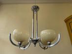 Hanglamp Plafondlamp Lamp Art Deco 1930 grotere gele schalen, Antiek en Kunst, Ophalen