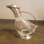 Vintage Arte Italica Taverna Eend Wijn Karaf Glas/Tin [1790], Antiek en Kunst, Ophalen