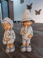 Leuke stenen beeldjes - Jongen en meisje, Ophalen of Verzenden, Zo goed als nieuw, Steen, Overige typen