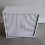 Roldeurkast, 80x45x74cm. Witte ombouw, 1 legbord, RD92, Gebruikt, -, -, Meerdere deuren