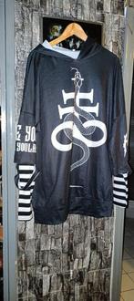 Tk unisex gothic metal hoodie maat l, Ophalen of Verzenden, Zo goed als nieuw