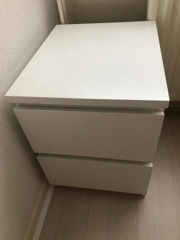 Ikea MALM Ladekast 2 lades, wit, 40x55 cm