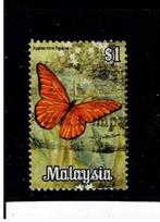 vlinder Malaisia, Postzegels en Munten, Postzegels | Thematische zegels, Ophalen of Verzenden, Dier of Natuur, Gestempeld
