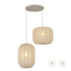 Karwei hanglamp Evi nieuw (japandi), Ophalen of Verzenden, Nieuw, Japandi, 50 tot 75 cm