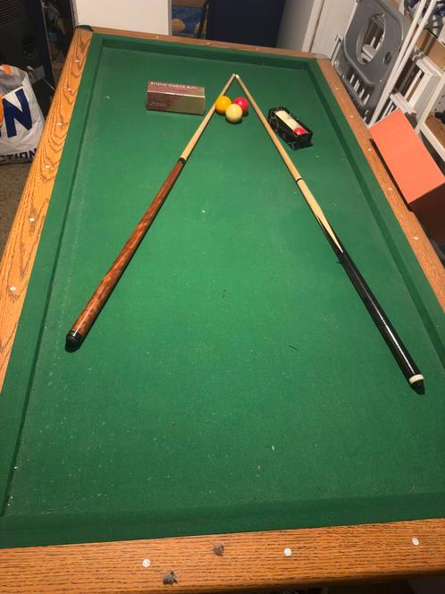 Mooie biljarttafel tekoop, Sport en Fitness, Biljarten en Poolen, Gebruikt, Biljarttafel, Ophalen