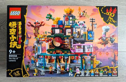 Lego 80036 | De Lantaarnstad | Monkie Kid, Kinderen en Baby's, Speelgoed | Duplo en Lego, Gebruikt, Lego, Complete set, Ophalen of Verzenden