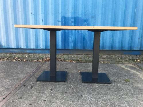 3stuks bar / bistro /satelliet tafeltjes + massief eikenblad, Huis en Inrichting, Tafels | Statafels, Zo goed als nieuw, Ophalen