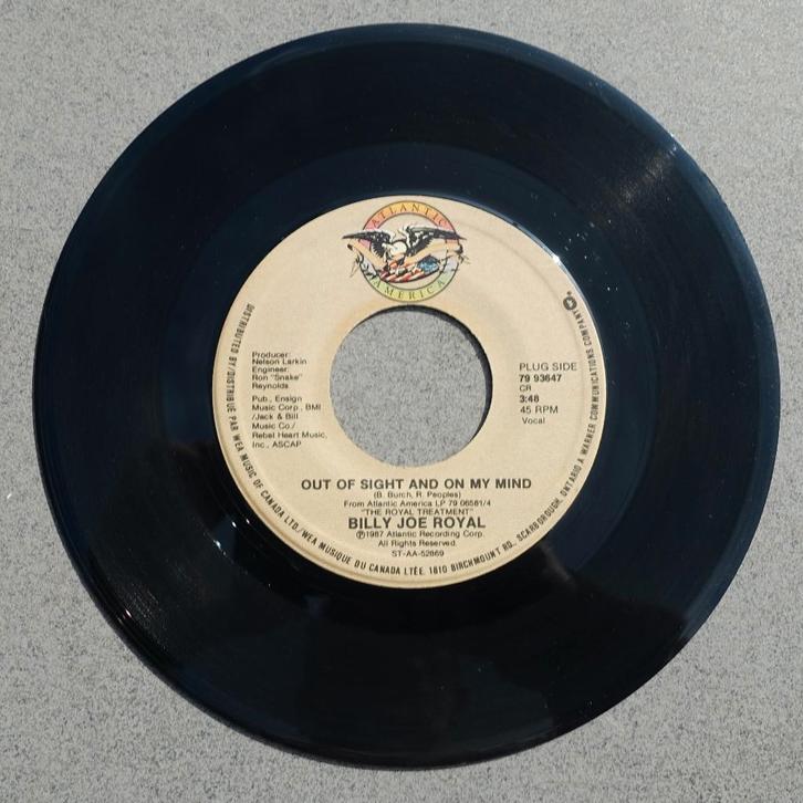 billy joe royal - out of sight and on my way, Cd's en Dvd's, Vinyl Singles, Gebruikt, Single, 7 inch, Ophalen of Verzenden