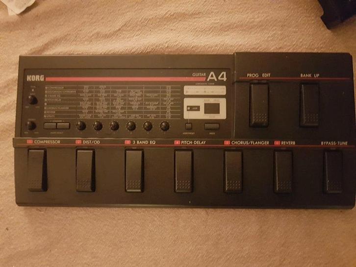 Korg A4 gitaar efx processor, Muziek en Instrumenten, Effecten, Gebruikt, Chorus, Delay of Echo, Distortion, Overdrive of Fuzz
