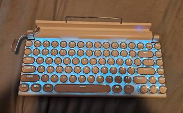 Retro Typemachine Stijl Mechanisch Toetsenbord beschikbaar voor biedingen