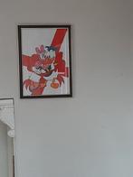 Handmatig gemaakt valentijnsbeeld Donald Duck & Katrien, Antiek en Kunst, Kunst | Schilderijen | Modern, Ophalen