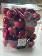 Kerstballen donkerroze, Diversen, Ophalen, Zo goed als nieuw