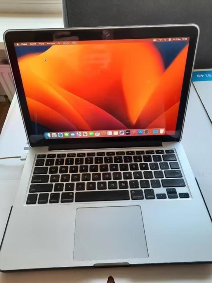 Macbook 13inch 2013, Computers en Software, Apple Macbooks, Refurbished, MacBook Pro, 13 inch, 2 tot 3 Ghz, 256 GB, 8 GB, Qwerty