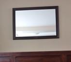 Mooie grote houten sjieke geslepen spiegel., Huis en Inrichting, Woonaccessoires | Spiegels, Ophalen, Zo goed als nieuw, Rechthoekig