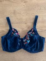 Prima donna 80F full cup marine borduur kleurrijk bloemen, Blauw, Ophalen of Verzenden, BH