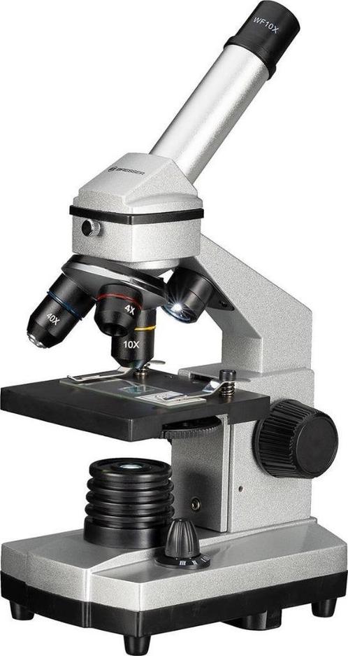 Bresser microscoop 40x-1024x met koffer en accessoires NIEUW, Audio, Tv en Foto, Optische apparatuur | Microscopen, Nieuw, Ophalen of Verzenden