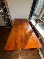 Massief teakhouten eettafel, Ophalen, Teakhout, 200 cm of meer, 50 tot 100 cm