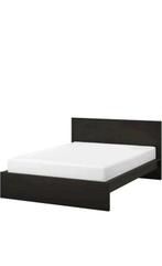 TEAB ophalen MALM bed 180x200 - Zwartbruin - Nog netjes!, Huis en Inrichting, Slaapkamer | Bedden, Ophalen, Zwart, Tweepersoons