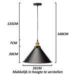 Hanglamp - Industriele hanglamp - Lamp, Cave & Garden, Verzenden, Nieuw, Kouwe Hoek 1B, Waddinxveen