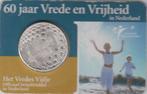 Nederland 5 euro 60 Jaar Vrede en Veiligheid zilver coincard, Setje, Koningin Beatrix, Zilver, Euro's