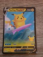 Surfing Pikachu V - Celebrations - Pokémon kaart, Ophalen of Verzenden, Zo goed als nieuw, Losse kaart