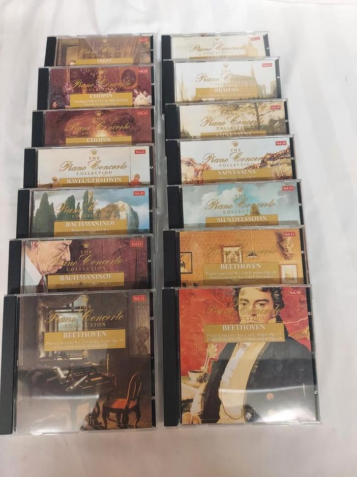 Piano Concerto Collection - Complete Set 14 x CD, Cd's en Dvd's, Cd's | Klassiek, Zo goed als nieuw, Orkest of Ballet, Romantiek