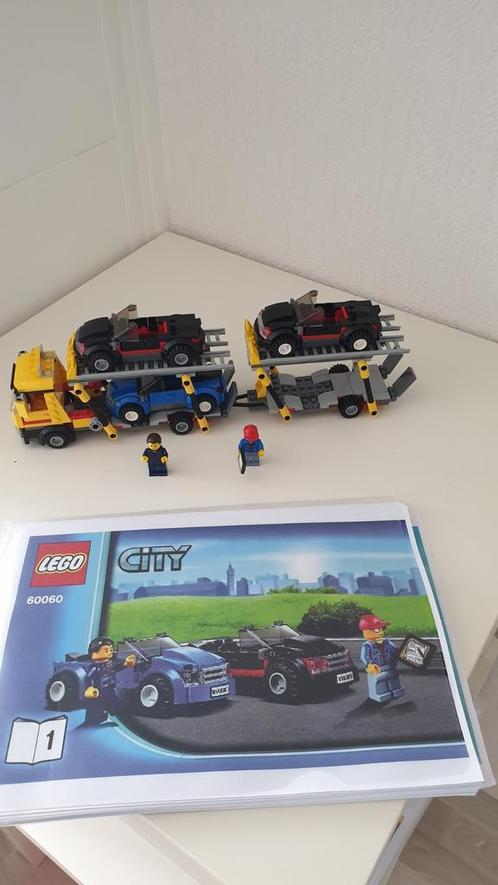 Lego auto trailer 60060 met extra auto, Kinderen en Baby's, Speelgoed | Duplo en Lego, Ophalen of Verzenden