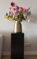 Mooie zwarte plantenzuil, Ophalen of Verzenden, Zo goed als nieuw