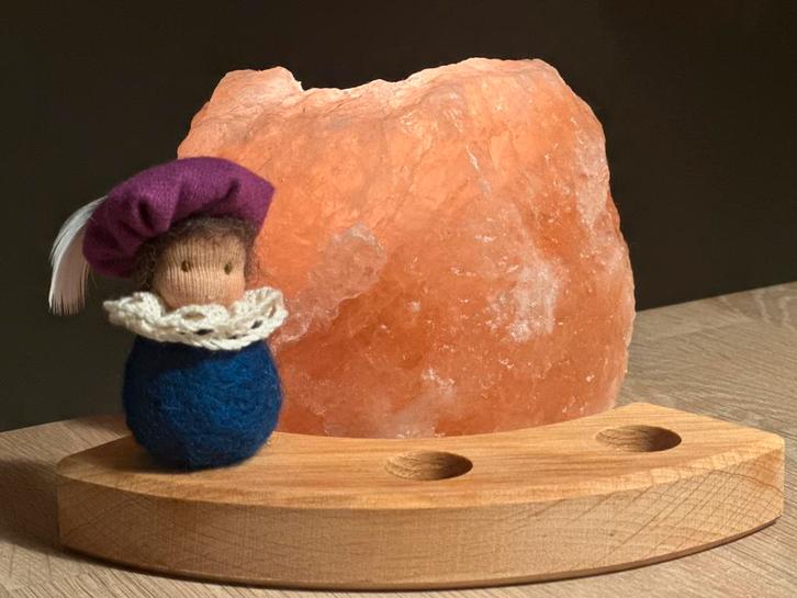 Pietje met steker jaarrring grimms wol sinterklaas wol, Hobby en Vrije tijd, Vilt, Nieuw, Figuurtje(s), Wolvilt, Ophalen of Verzenden