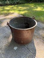 Bronzen emmer. Rond 39 cm. Hoog 30 cm., Antiek en Kunst, Antiek | Koper en Brons, Ophalen, Brons