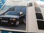 1988 BMW 5 SERIE kleur en bekleding folder BMW e34 óók 535i, Boeken, Ophalen of Verzenden, Zo goed als nieuw, BMW