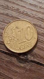 Belgische 10 Eurocent 1999, Ophalen of Verzenden, Metaal, Losse munt