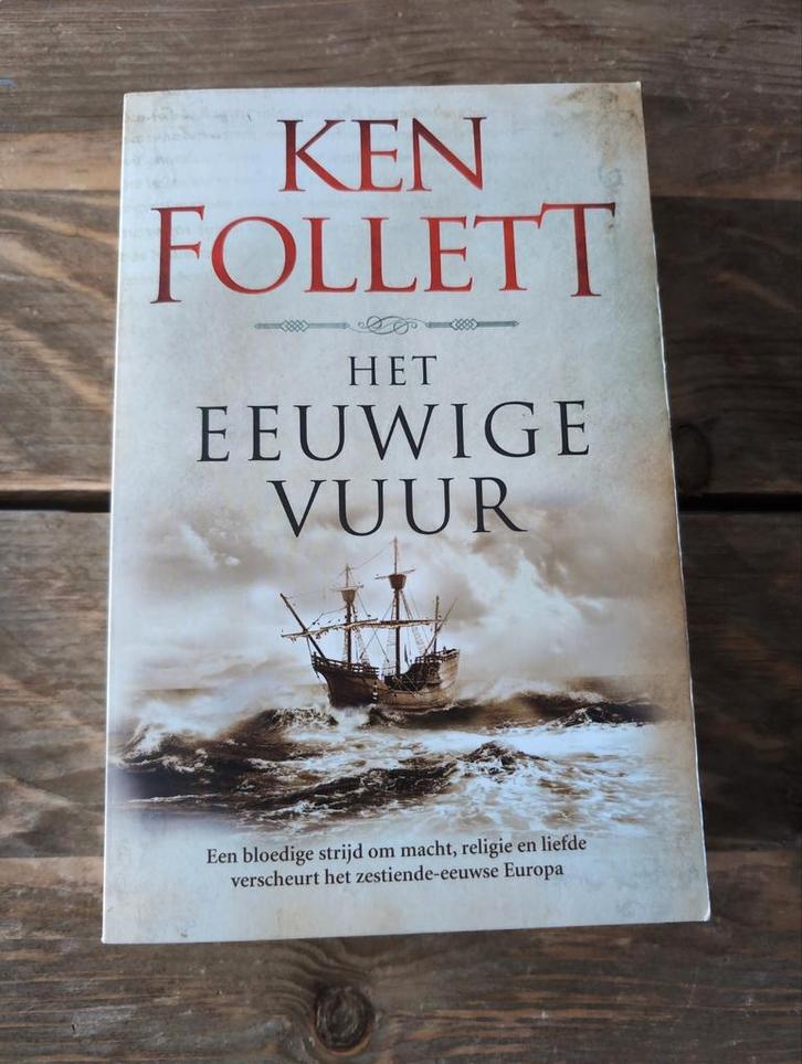 Ken Follett - Het eeuwige vuur. Paperback, Boeken, Literatuur, Zo goed als nieuw, Ophalen of Verzenden