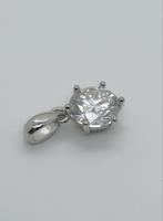 Moissaniet diamant hanger - 925 Zilver - 1.0 ct - incl certi, Overige merken, Nieuw, Ophalen of Verzenden, 1 bedel