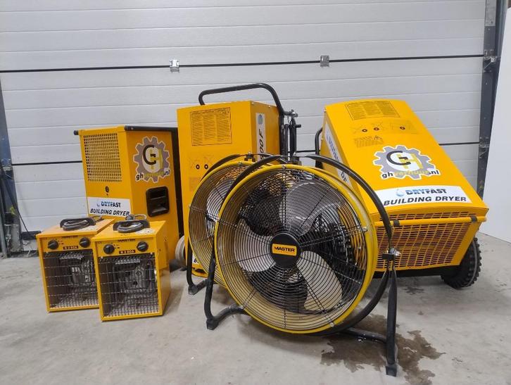 Bouwdroger Huren in zeeland klimaatbeheersing, Doe-het-zelf en Verbouw, Gereedschap | Overige machines, Zo goed als nieuw, Ophalen of Verzenden