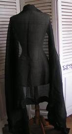 megagrote antieke rouwsjaal nr KK 257, Antiek en Kunst, Verzenden, Dames