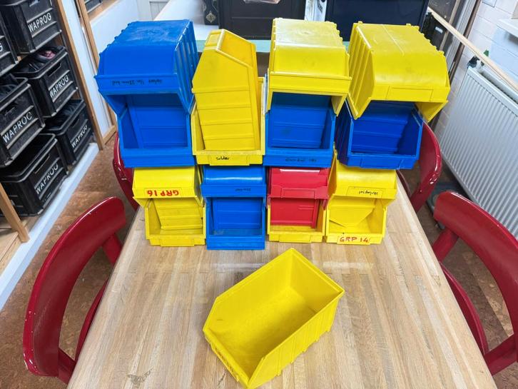 Sorteerbakken (professionele kwaliteit), Doe-het-zelf en Verbouw, Kratten en Dozen, Gebruikt, Bak of Kist, Minder dan 50 cm, Minder dan 35 cm