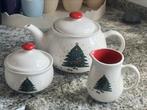Esschert kerst  theeservies 2 prints op alles, Ophalen of Verzenden, Zo goed als nieuw, Overige stijlen